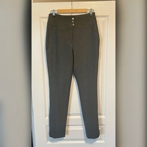 NWOT High waisted button front straight pant